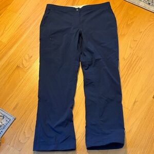 L.L. Bean comfort Trail pants size 14 nautical navy  NWT